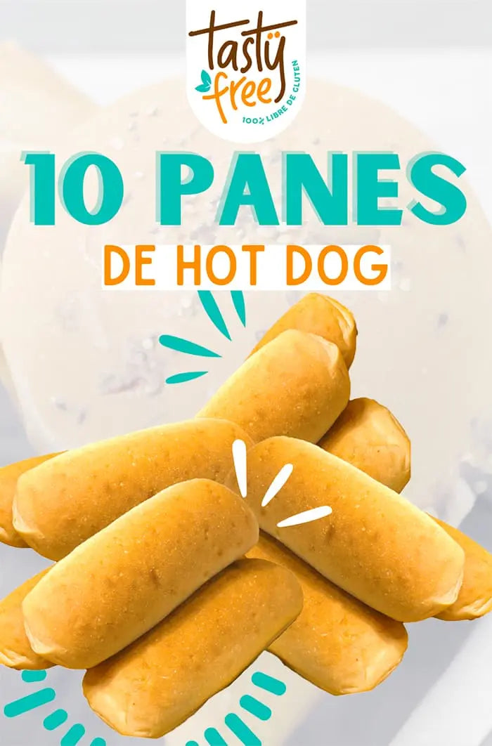 Pancarta de 10 panes de completo sin gluten TastyFree | taste free tastifree tastyfry tastifry tastifri tasty tasti tatifry tatifree tasty sin gluten libre de gluten