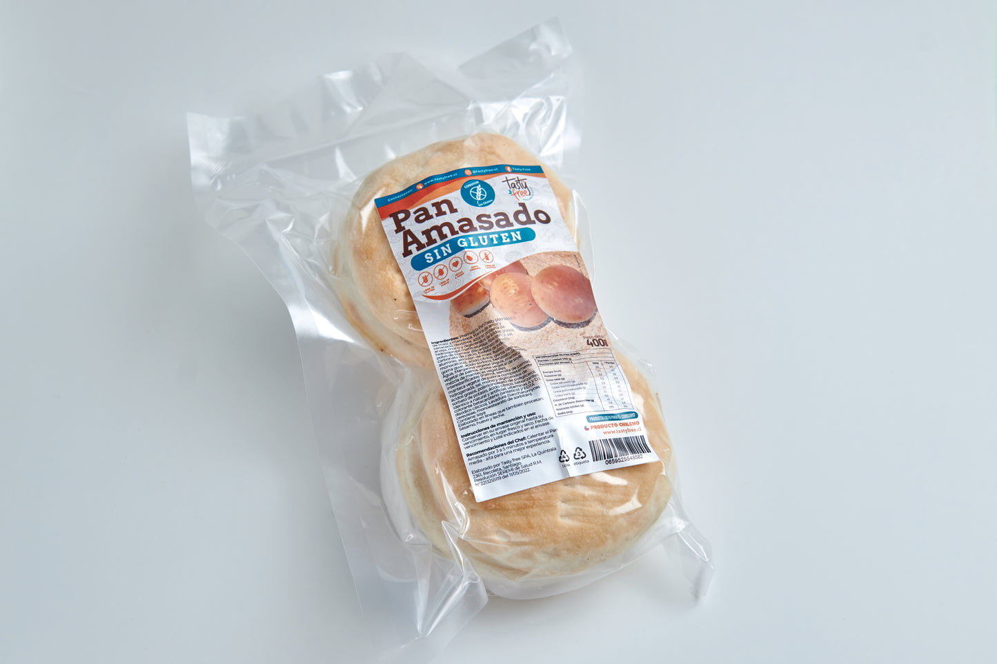 Pan Amasado sin gluten
