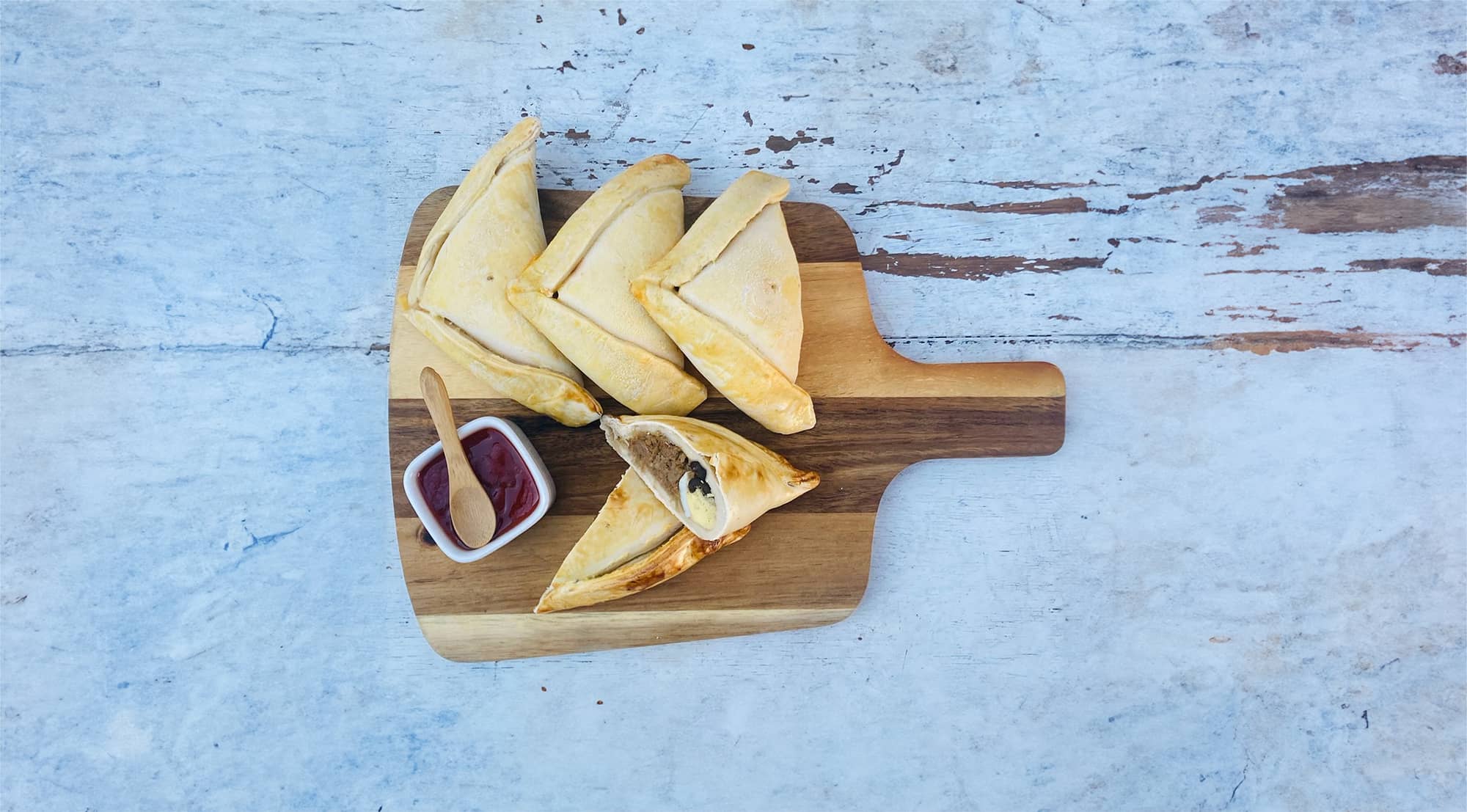 Fotografía Empanada de Pino sin gluten tastyfree  larga| tastifree tastyfry tastifry tastifri tasty tasti tatifry tatifree tasty sin gluten